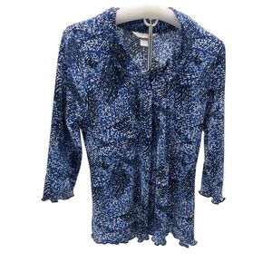 Christopher and Banks Petite Medium 3/4 Sleeve Shirt‎